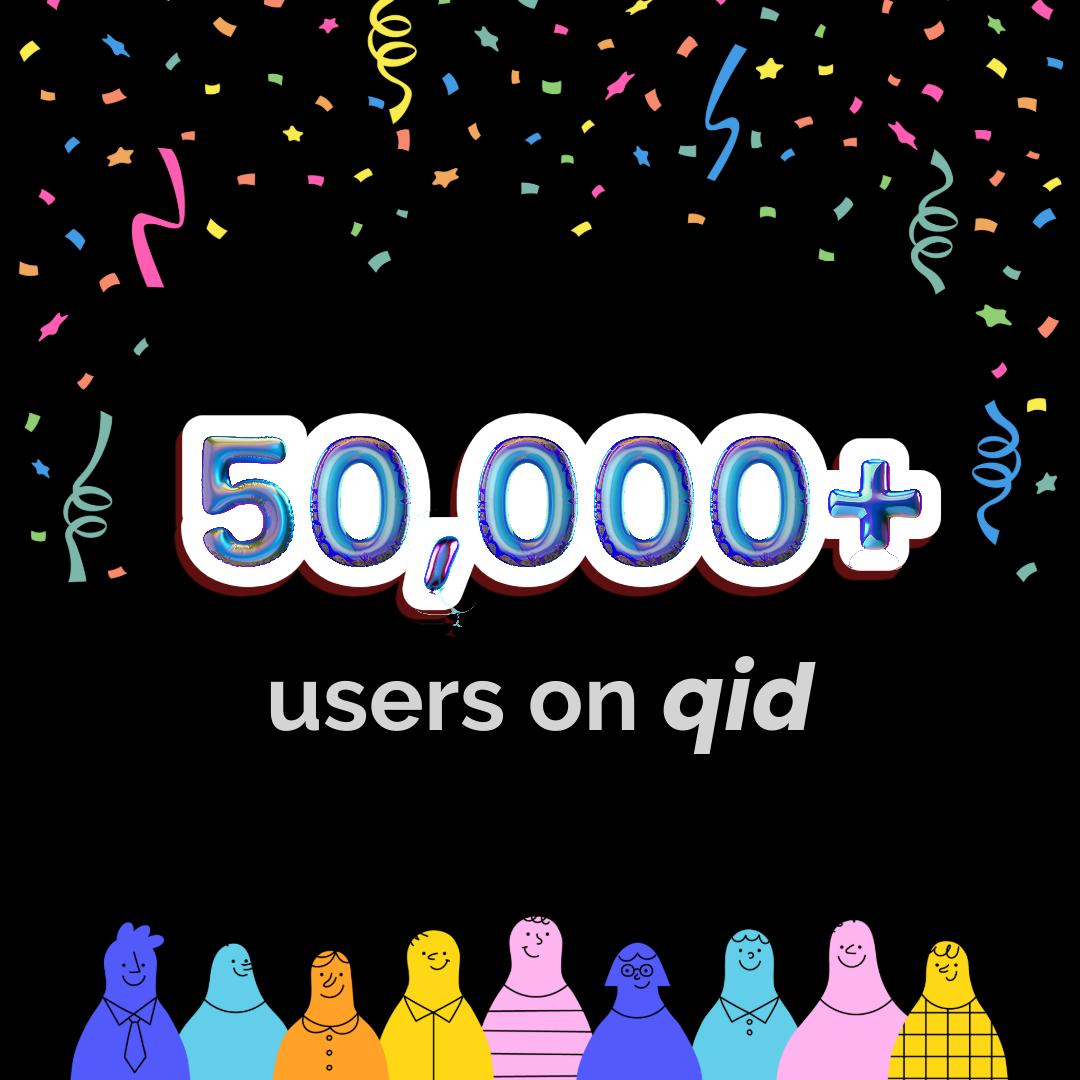getqid's tweet photo. Feeling surreal #qid just achieved a #milestone 🥳 

Bridging the identity gap with has never been easy but qid has grown rapidly with a massive support from all the communities including the #LGBTQIA🏳️‍🌈

Kudos to the team, and shoutout to all the users. 

Onto the next milestone https://t.co/NRTJkBL82o