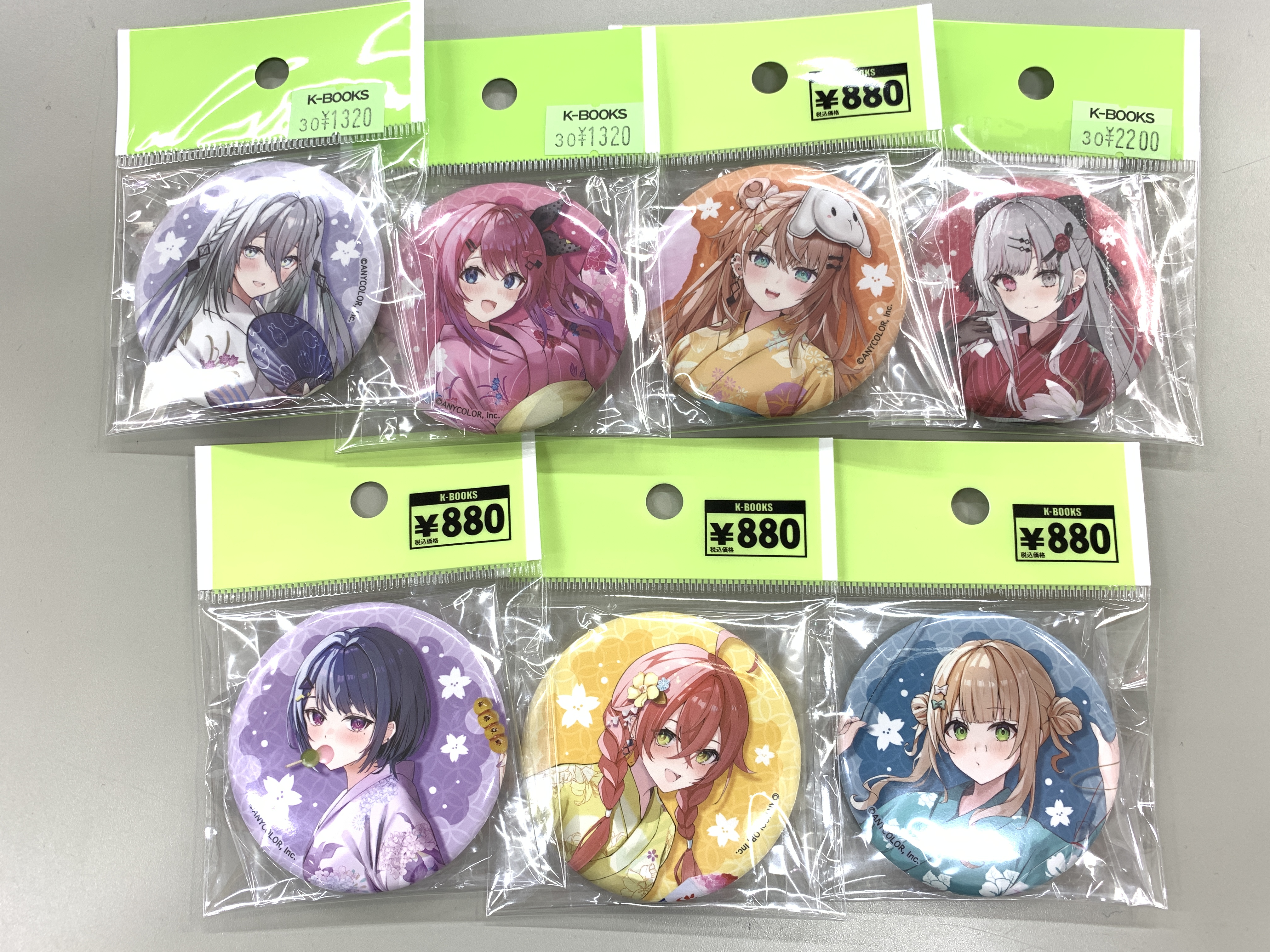 にじさんじ　idios　缶バッジセット　神田明神納涼祭り にじさんじIdios×神田明神納涼祭りコラボ決定！ | 株式会社クラックス