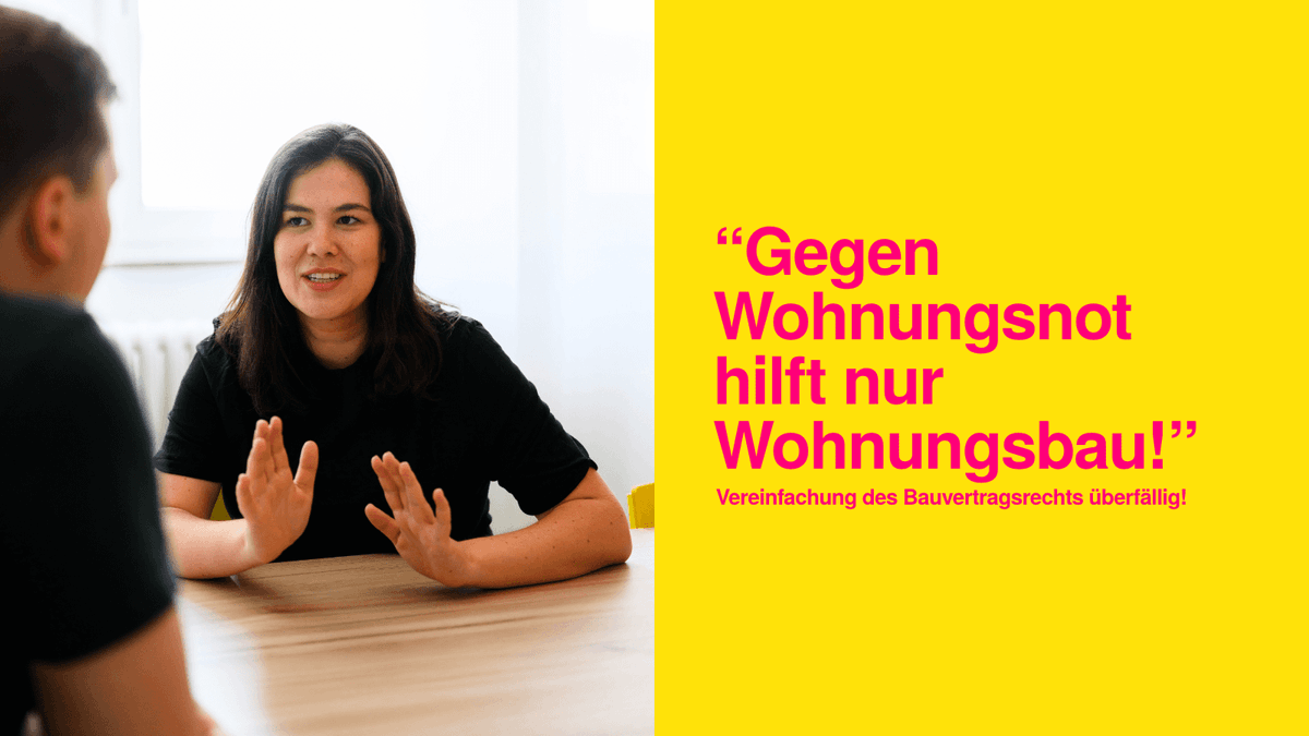 Freie Demokraten Münster (@fdpmuenster) on Twitter photo "Die Idee von Bundesminister Marco Buschmann, einen neuen, unbürokratischen Gebäudetyp einzuführen, ist ein wichtiger Vorstoß, um das Bauen günstiger zu machen und so den Bau von mehr Wohnungen anzuregen.” <a href="/fbrandmann/">Franziska Brandmann</a>
muenster.freie-demokraten.de/freie-demokrat… "Die Idee von Bundesminister Marco Buschmann, einen neuen, unbürokratischen Gebäudetyp einzuführen, ist ein wichtiger Vorstoß, um das Bauen günstiger zu machen und so den Bau von mehr Wohnungen anzuregen.” <a href="/fbrandmann/">Franziska Brandmann</a>
muenster.freie-demokraten.de/freie-demokrat…
