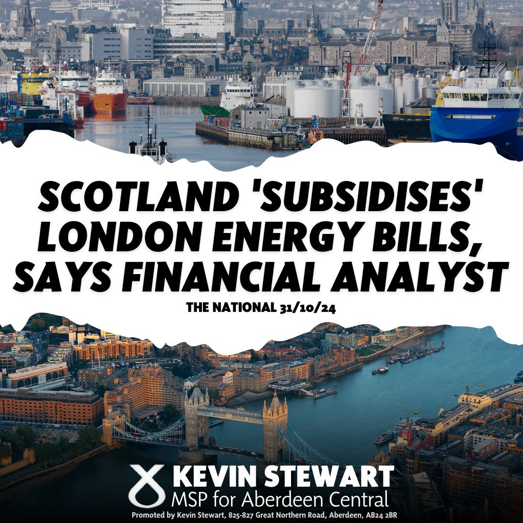 KevinStewartSNP's tweet photo. Scotland ‘subsidises’ London energy bills says financial analyst.

Scotland has all of the energy, it’s now time for us to have all of the power.

Independence 🏴󠁧󠁢󠁳󠁣󠁴󠁿

https://t.co/UeL5ao63UY https://t.co/c4QfbJDUpF
