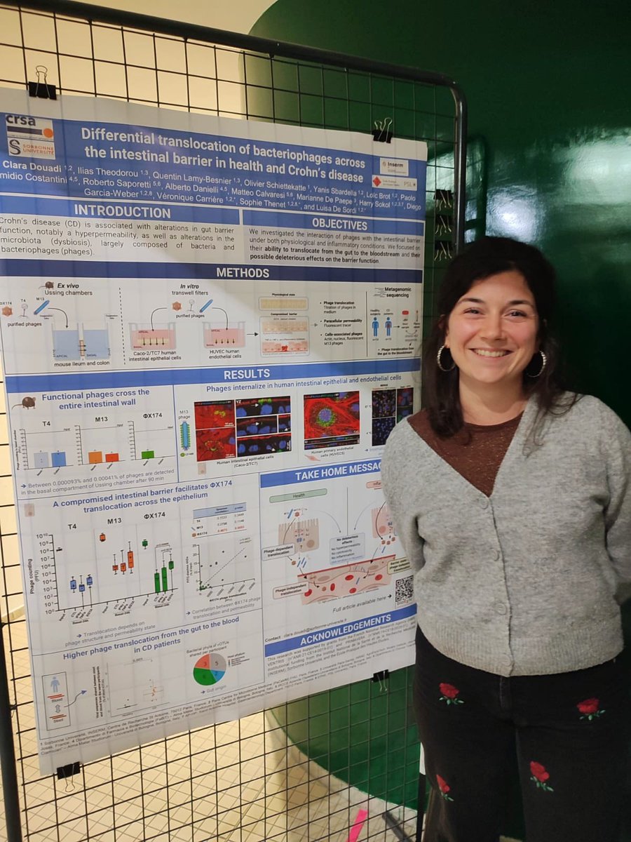crsa_paris's tweet photo. L'équipe Microbiote Intestin et Inflammation s'est déplacée en force au symposium Microbiote @Inserm  : 8 posters et 2 communications orales.  Bravo à tous https://t.co/EwWO5wJFQM