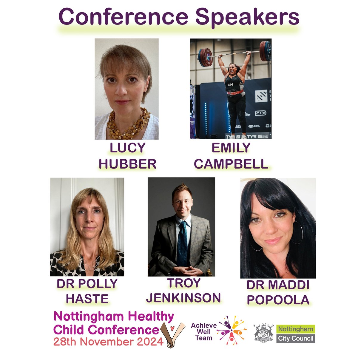 Last chance for tickets for the Nottingham Healthy Child Conference on 28/11, closing date 8/11. 1 free place for each Nottm school, first come first served. We have some great speakers and workshops lined up, incl. Ofsted HMI for PSHE bit.ly/47arwlA