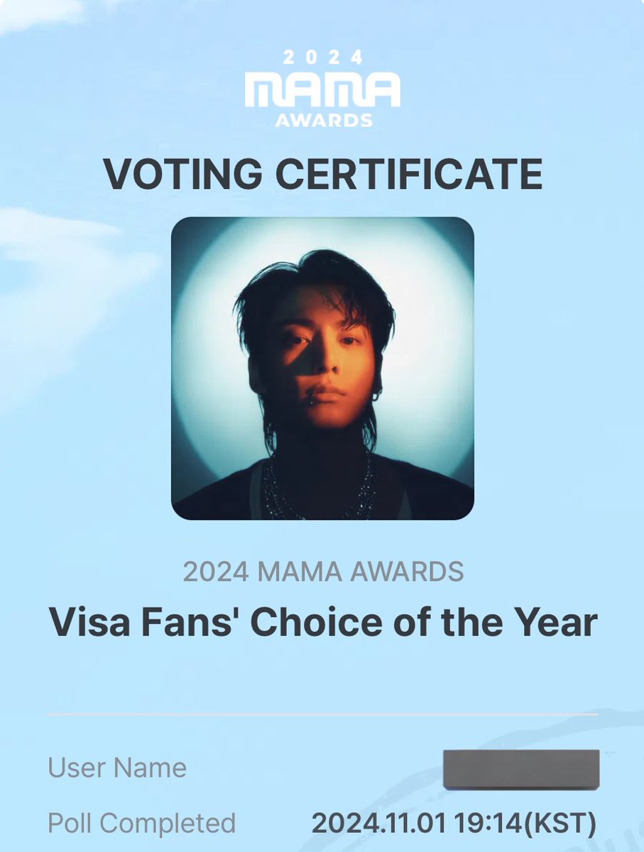 MAMA’s "Fan’s Choice 2ND VOTE" &amp; "Visa Fan’s Choice of the Year" (daesang) have officially started. Go cast your votes NOW🚨‼️

i vote for #jungkook at #2024MAMAVOTE