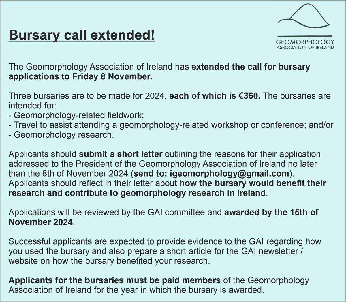 Geomorphology Association of Ireland tweet media