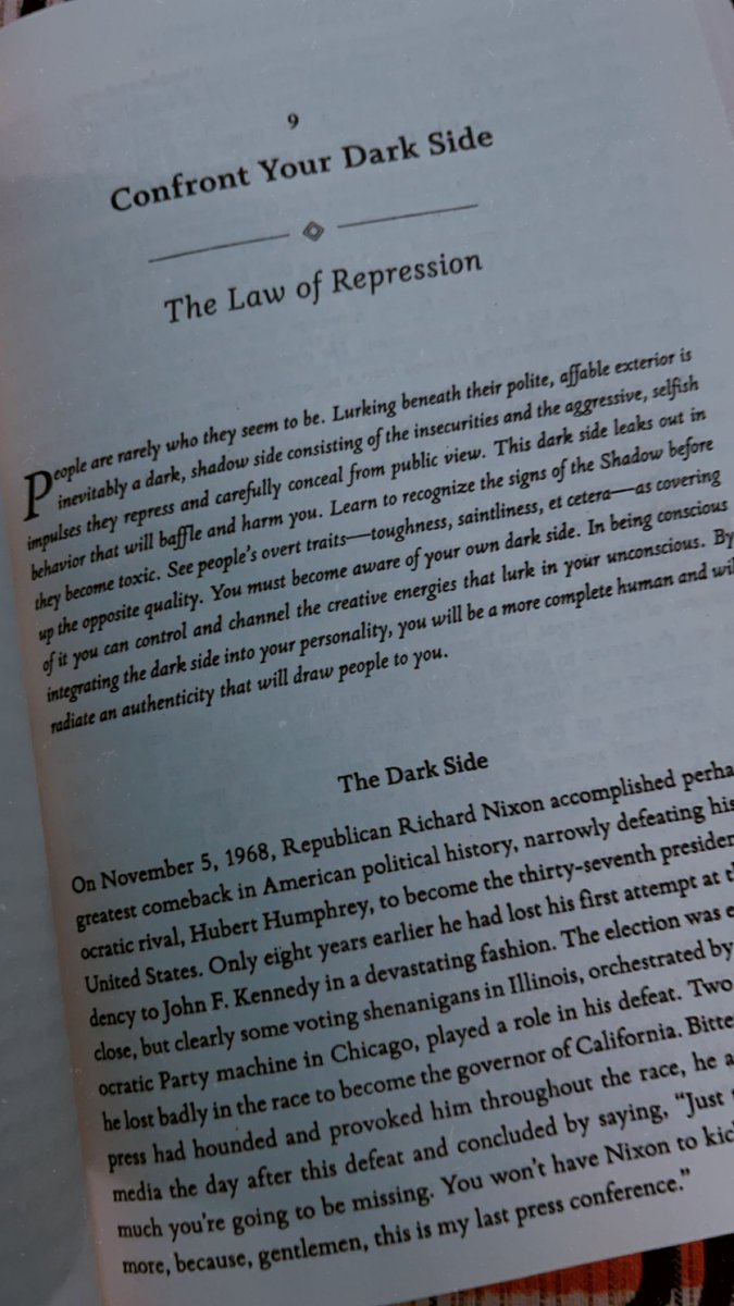 ParthJrMUFC's tweet photo. The good thing about this book is you can choose whatever topic you want to read, thereโs no compulsion to read it in order ๐ค#TheLawsOfHumanNature https://t.co/4S6utf59LL