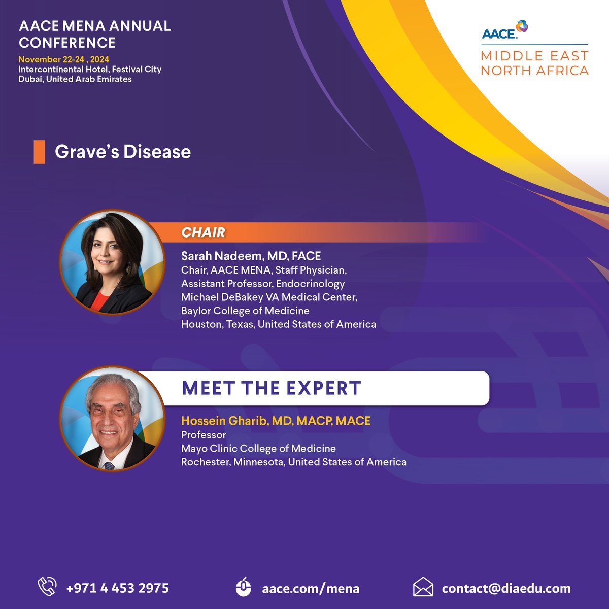 📣Prepare to engage in an essential Meet the Expert session on ‘Grave’s Disease’ led by our esteemed faculty. Tap into their wealth of knowledge and experience top-tier education. Take advantage of this unique opportunity for networking and career advancement. Register today and