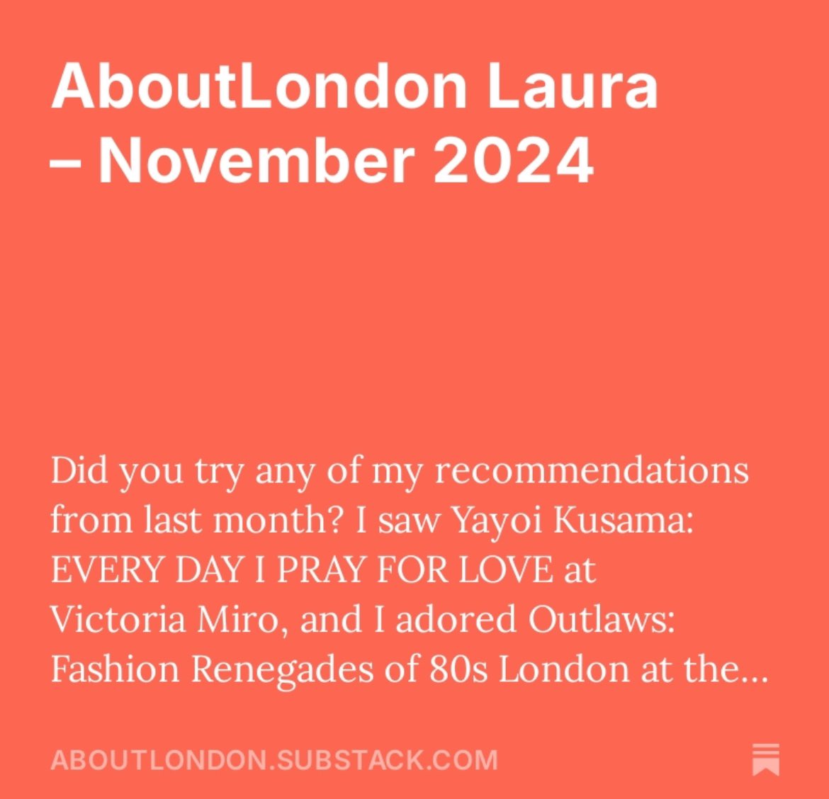Here’s my latest newsletter with some good shopping ideas for London lovers and recommendations for this month. 

aboutlondon.substack.com/p/aboutlondon-…