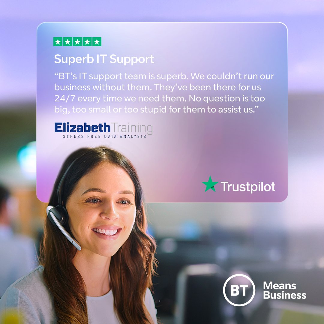 Let us be your next five stars 🌟💜

#BTMeansBusiness #GotYourBack