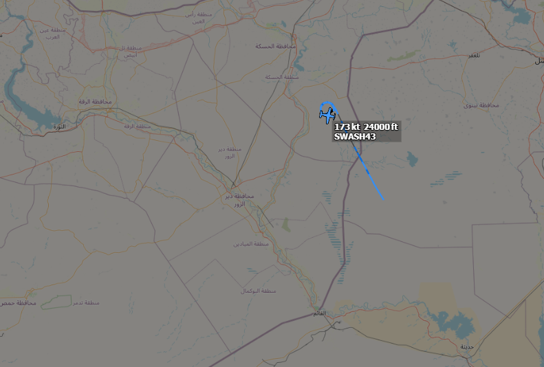 hey_itsmyturn's tweet photo. #USAF #AFSOC ๐บ๐ธ
U-28A Draco
(#AE5B79 | 05-0597 | CS #SWASH43)
ISR mission over Al Shadadi, #Iraq ๐ฎ๐ถ https://t.co/NmUQUv1dwR