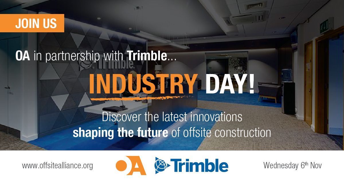 Join the Trimble &amp; <a href="/OffsiteAlliance/">Offsite Alliance</a> Industry Day and discover the latest innovations shaping the future of offsite construction!

📅 6 November 2024
📍 Trimble, Leeds
🔗 buff.ly/3NCIpN1