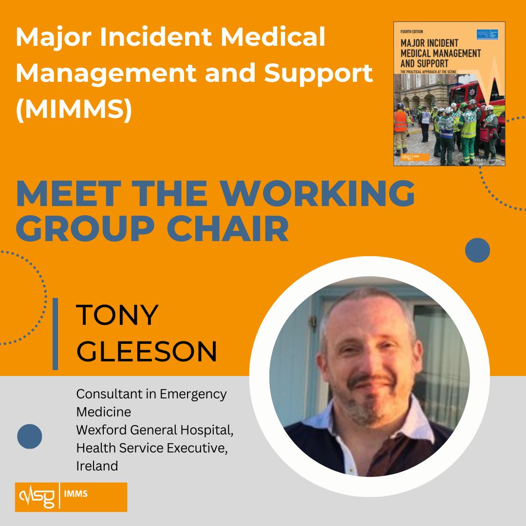_ALSG_'s tweet image. ALSG's Major Incident Medical Management and Support (MIMMS) training package is recognised right across the world &amp;amp; led by Tony Gleeson, the working group's chair. @ERdrAnto #MIMMS #SavingLives