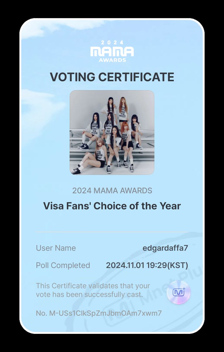 gapaaaa_'s tweet photo. #2024MAMAVOTE #unis https://t.co/VX0zmWyJZG