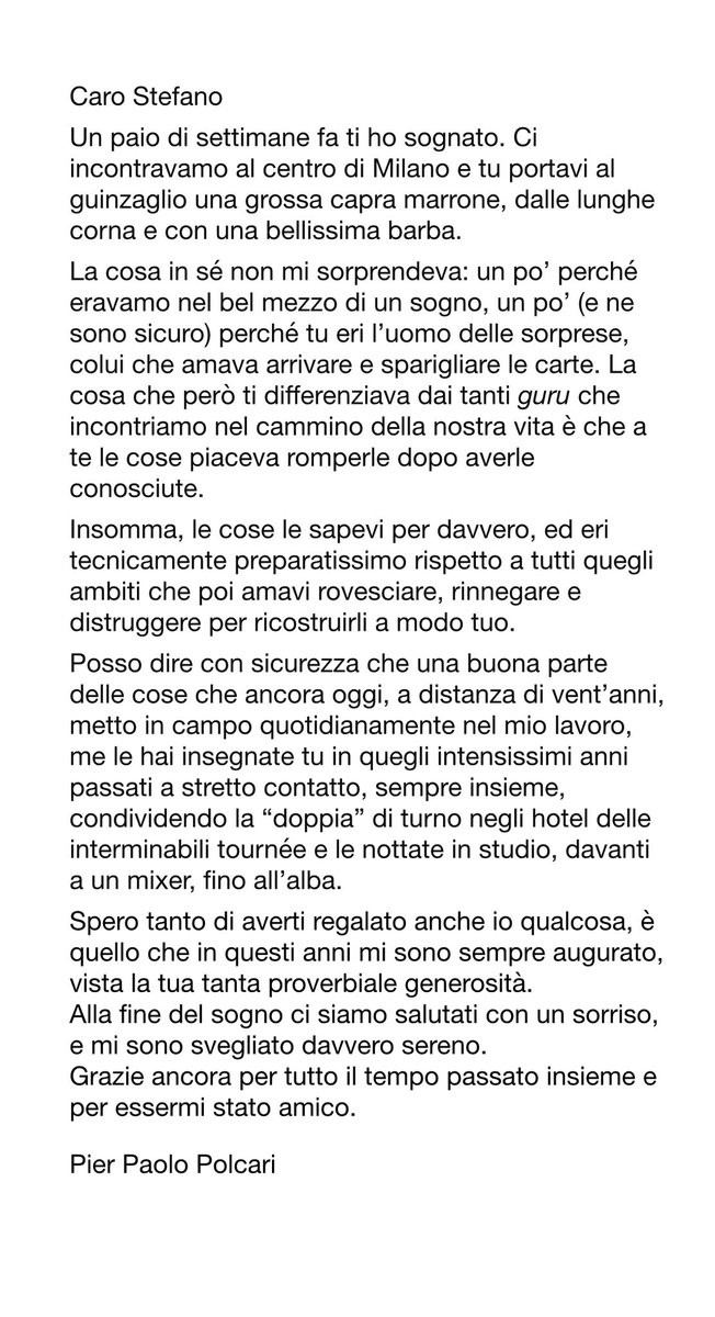 Stefano “D.RaD” Facchielli ci lasció improvvisamente oggi, vent’anni fa.