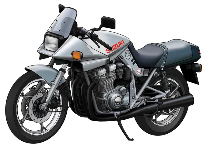 #みなさんの初恋バイクを教えてくださいスタイルがすべてをもの語る。コイツだけは特別でした。再生産モデルで手に入るということを聞き、府中試験場に何度も通って、苦労して限定解除したな〜スズキ GSX1100S 刀 アニバーサリー(1990年)'87年で生産終了後、'90に再生産され2000年に終了した 