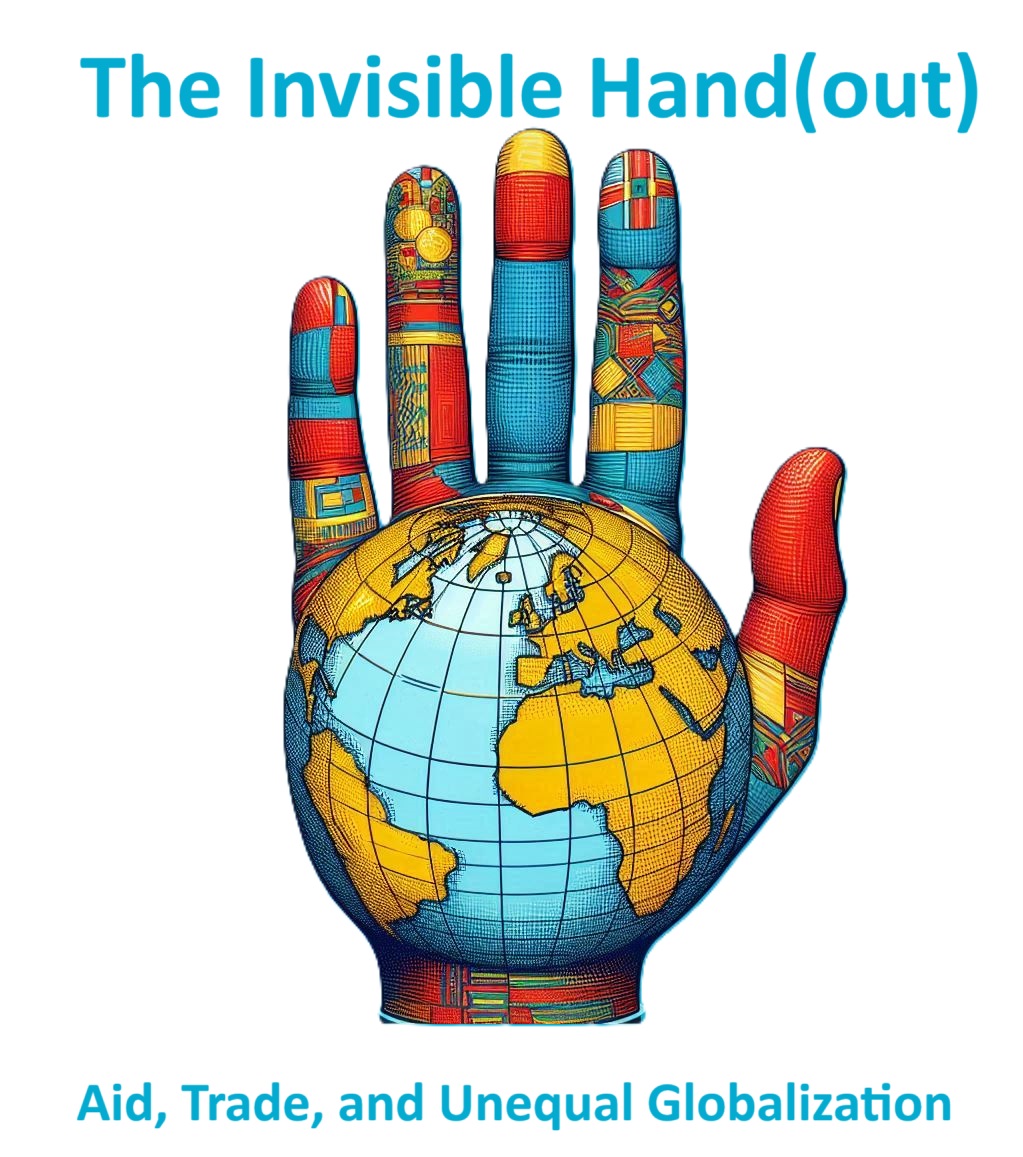 🎉Super excited to be offered a contract by <a href="/OUPAcademic/">Oxford Academic</a> for "The Invisible Hand(out): Aid, Trade and Unequal Globalization". Watch this space for more (&amp; presumably a non-AI cover!) but for now, some thanks to the many who helped over the 15-year process!)  (1/9)