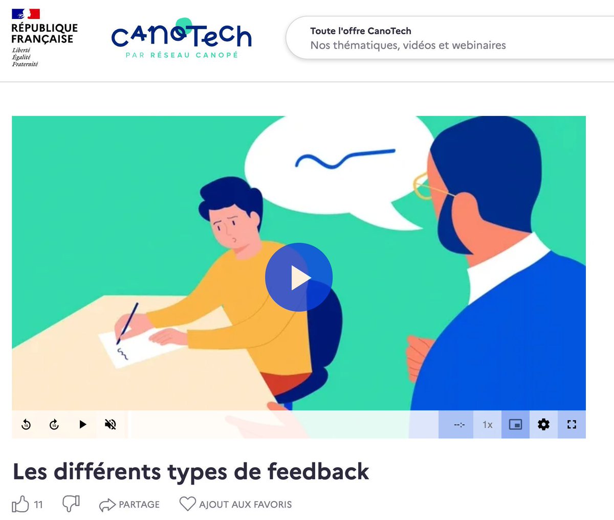 Les #feedbacks aident les élèves à progresser et à accepter leurs erreurs. Mais comment en donner qui soient vraiment efficaces et adaptés aux besoins ? Découvrez les fonctions clés du feedback pour un #apprentissage optimisé. #enseignement
buff.ly/3zRoPt1 <a href="/reseau_canope/">Réseau Canopé</a>