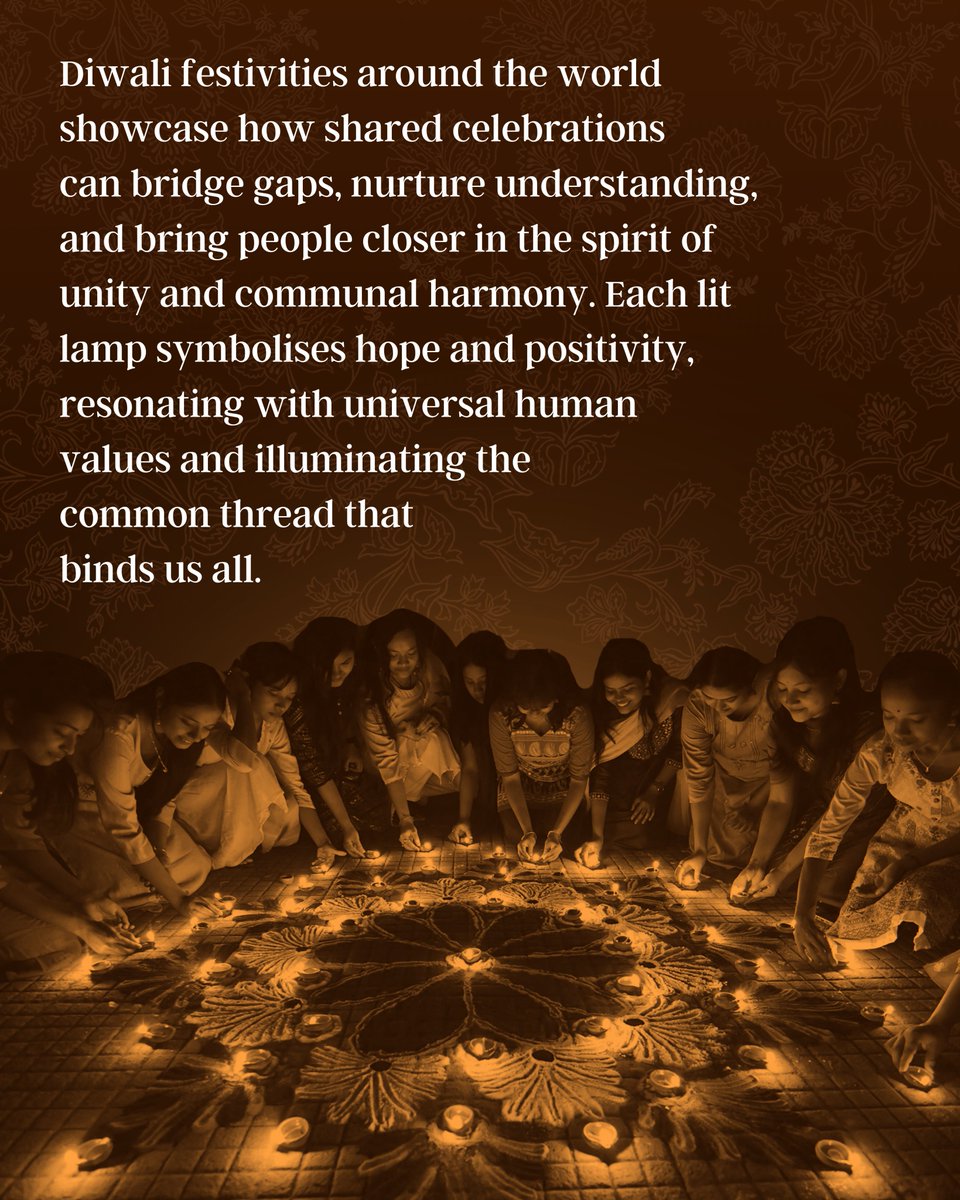 CoveringMea's tweet photo. Each lit #lamp symbolises #hope and #positivity, resonating with #universal human #values and illuminating the common #thread that #binds us all. https://t.co/031m88r7Nm