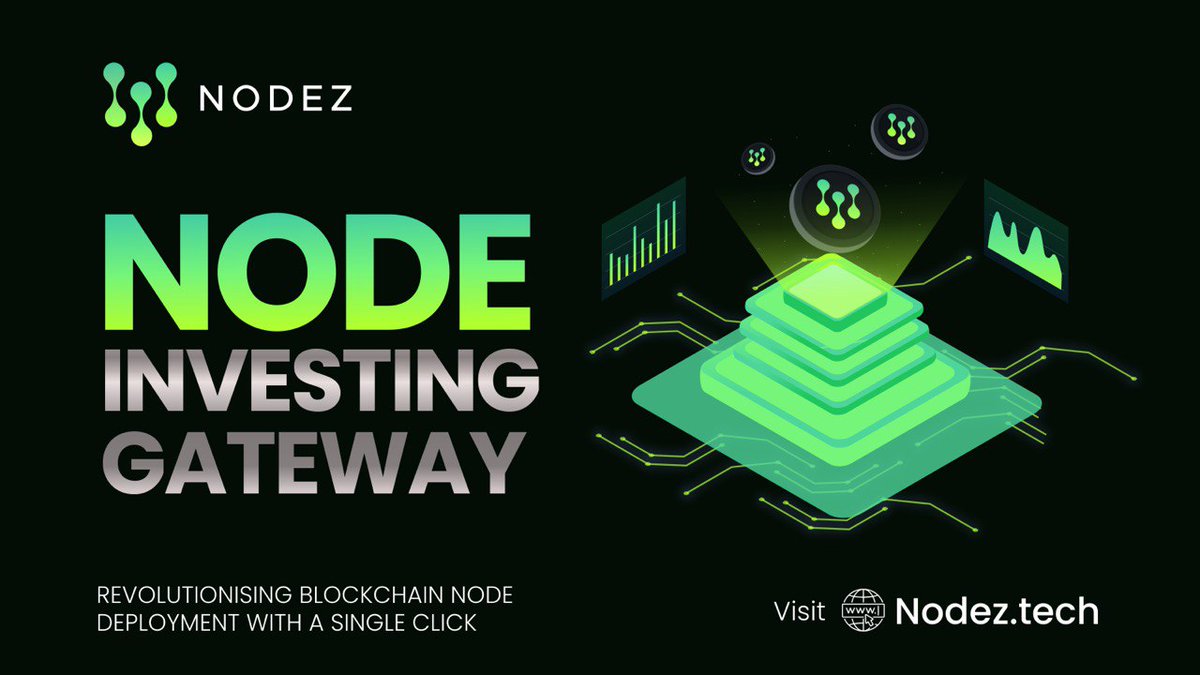 Nodeztech's tweet image. Nodez Technologies LLC - Your Gateway to Node Investing! 🌐

Imagine diving into the world of blockchain without the tech hassle or high costs. With Nodez, one-click node deployment is here! 🚀

- No Tech Expertise Needed: Deploy nodes as simply as clicking a button.
-…