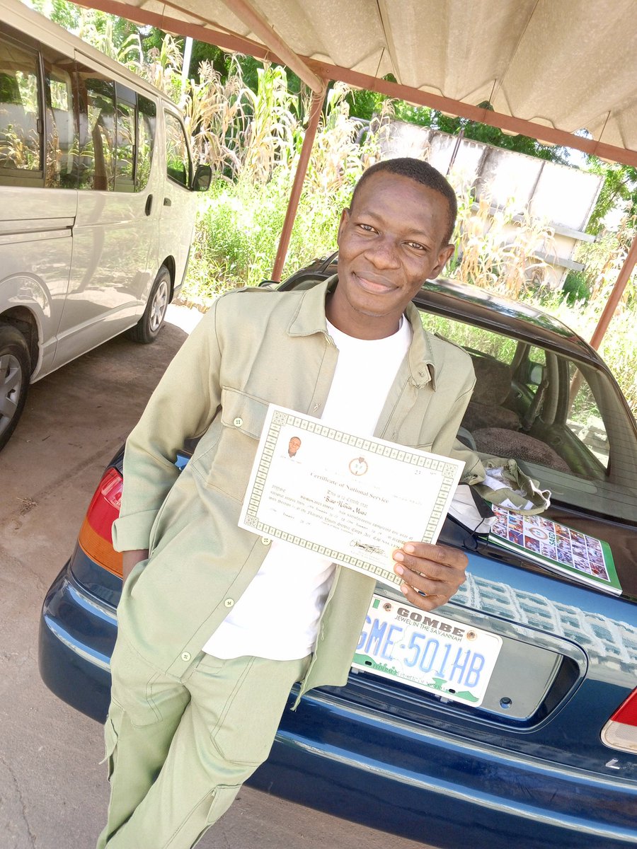 NathanBako's tweet photo. A distinguished comrade once said: "One's never really a full Nigerian until they've served".

Well, cheers to being fully Nigerian! 🇳🇬��

#BornoCorper
#GraceLife https://t.co/KhXXmUdUzx