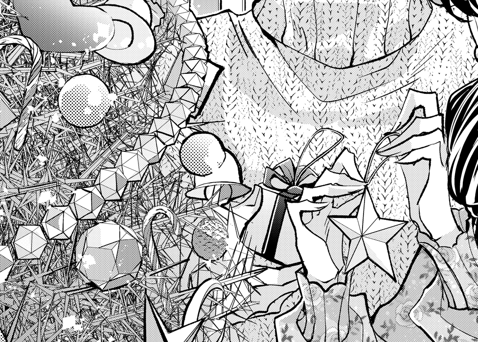 setasatori's tweet photo. 10月31日発売のハーモニィ12号にイラストを載せて頂いています、先生方のコメントついでに見てやっていただけると嬉しいです！く、クリマスマスツリー…… https://t.co/3RdHdGm2ZX