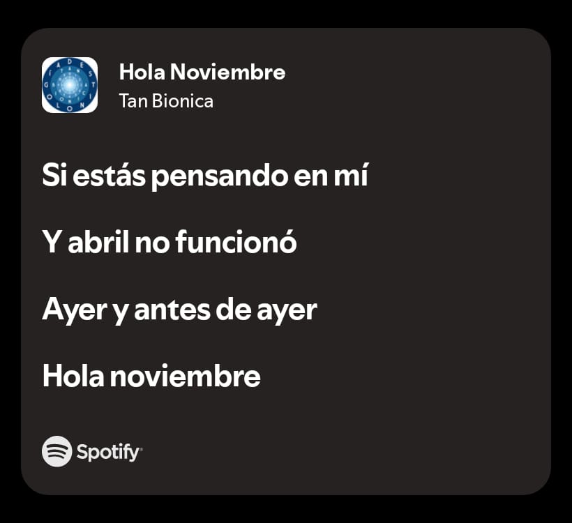 hola noviembre