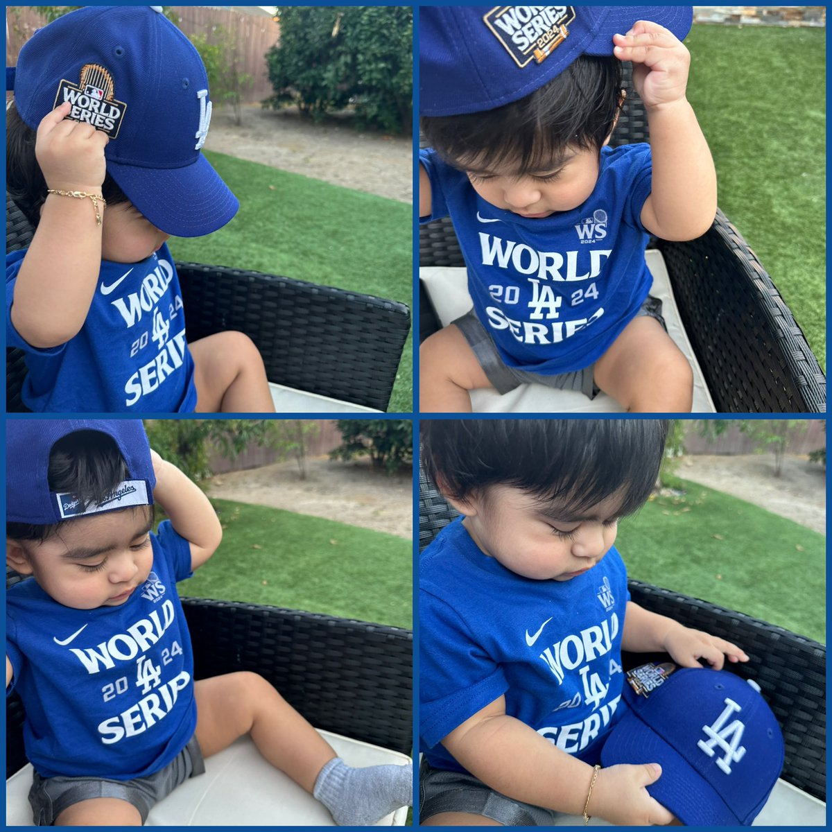 Had Game 7 tickets to take my son for his bday. At least his ready for the parade 😂