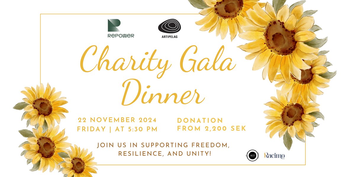repower_ngo's tweet photo. Join us for a Charity Dinner at @artipelag, where we unite to support Ukrainian frontline medics. Enjoy a four-course menu crafted by @Shpionov and fine wines by #Racimo. The evening includes cultural performances, a charity auction with unique Ukrainian items, and exclusive access to two special exhibitions: "I Follow the Sun" and "Behind the Smile," highlighting the stories of our brave medics. 💙
Register here: https://t.co/UbUleVNqww
In collaboration with @nordicukraine. 💛