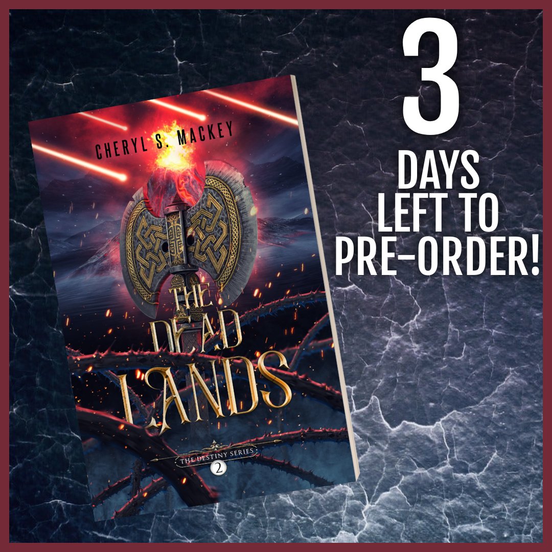 3 days left to preorder for 99c

linktr.ee/csmackey_author

#NewReleaseBook #booklaunch 
#iartg
#writerscommunity
