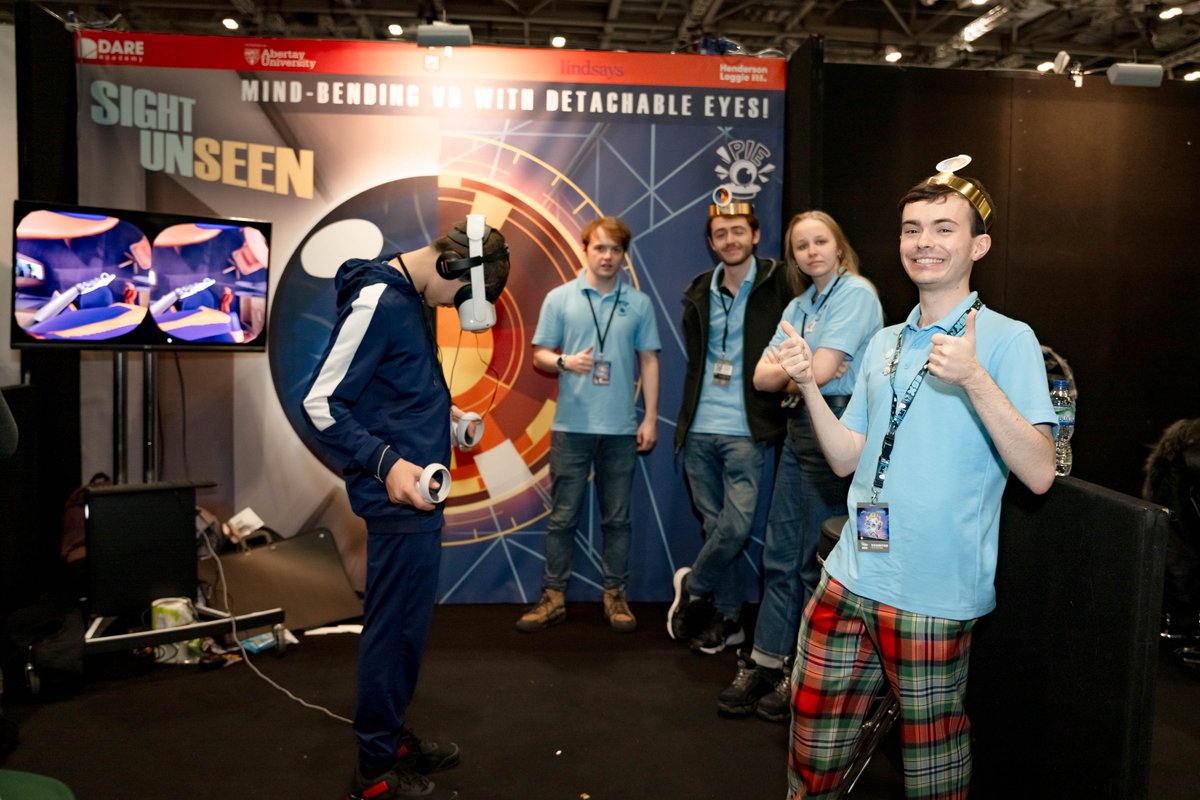 AbertayUni's tweet image. 🎮 Today marks one week since our #DareAcademy teams started to showcase their games over the course of @EGX weekend! 

The 2024 EGX photo gallery is now live - check it out on Facebook 👉 abertay.ac.uk/MDQw