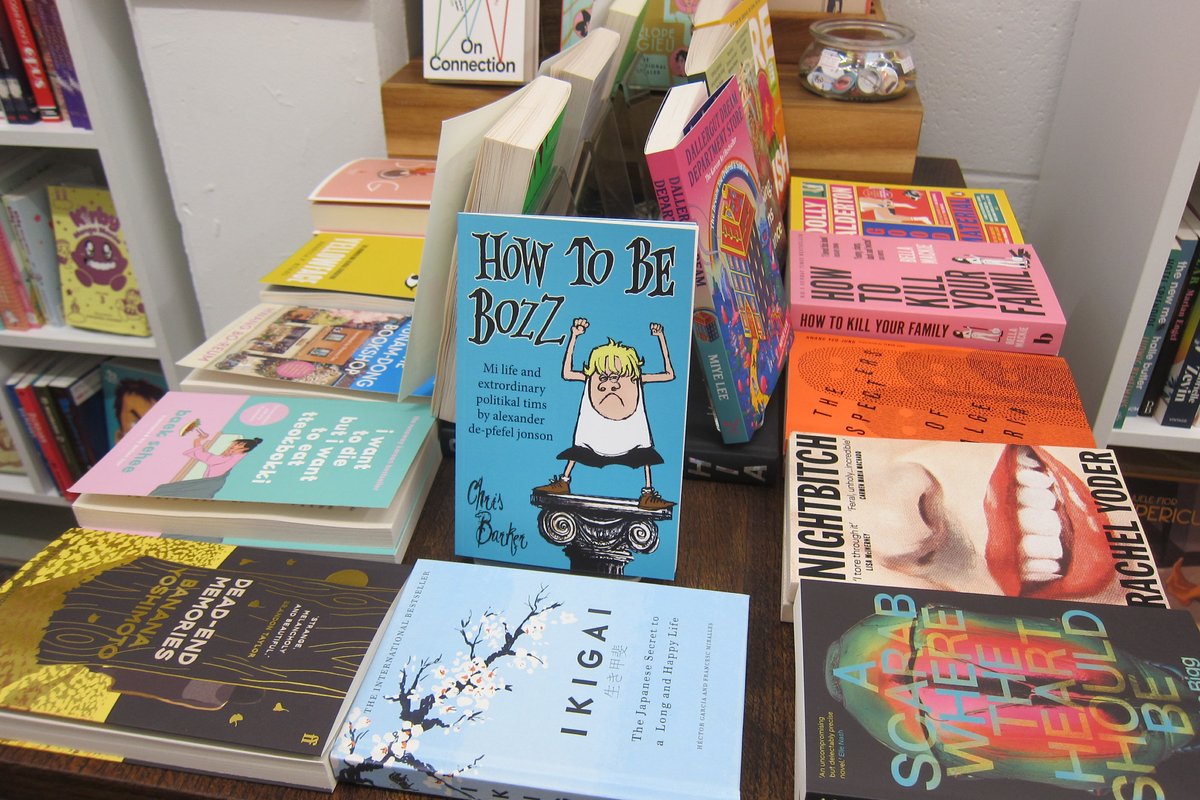 I don't think there's anything more exciting than seeing my book in a real bookshop. Please support jambookshop.co.uk if you happen to be in that London (and maybe consider buying a copy of my book there…) @jambookshopuk
