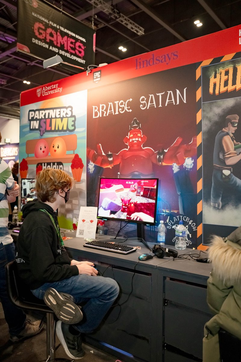 AbertayUni's tweet image. 🎮 Today marks one week since our #DareAcademy teams started to showcase their games over the course of @EGX weekend! 

The 2024 EGX photo gallery is now live - check it out on Facebook 👉 abertay.ac.uk/MDQw