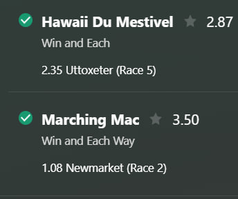 WD if you followed! 💪
NAP/NB 9/1 double lands!🤑
#analisedecavalos