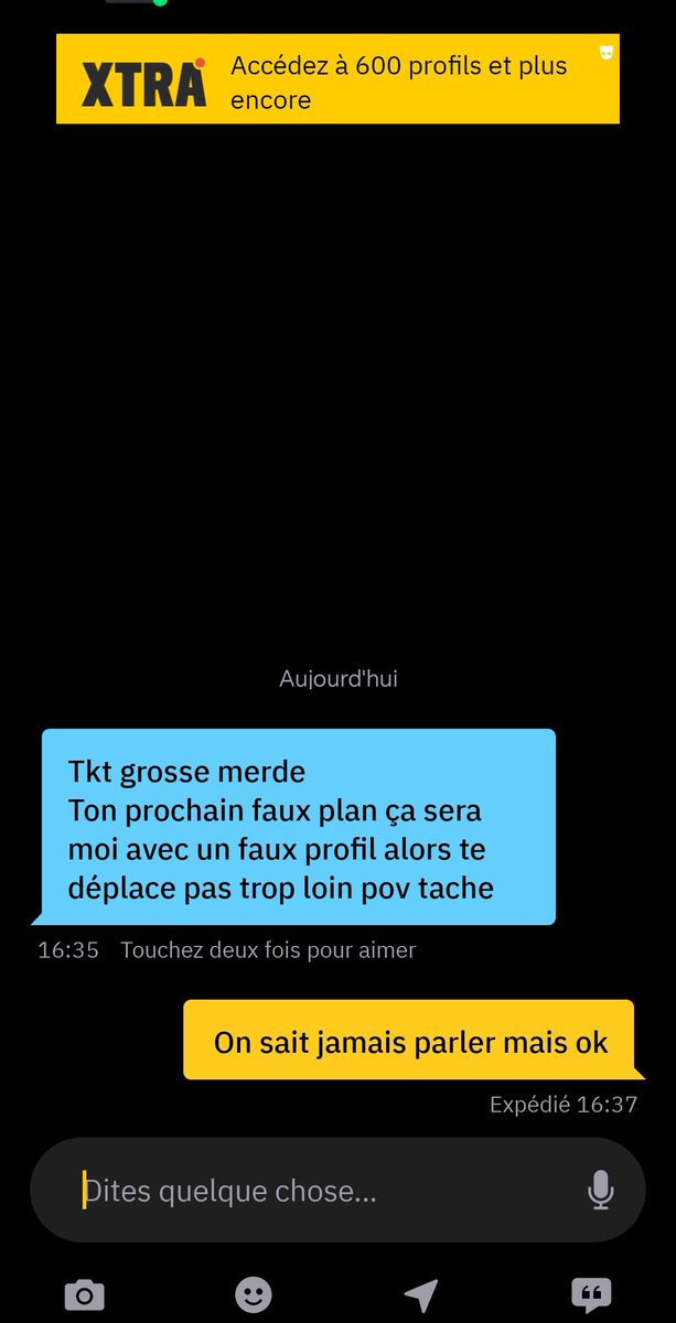 minet390's tweet photo. Grindr... Il y a vraiment des taré https://t.co/nfFRFctotO
