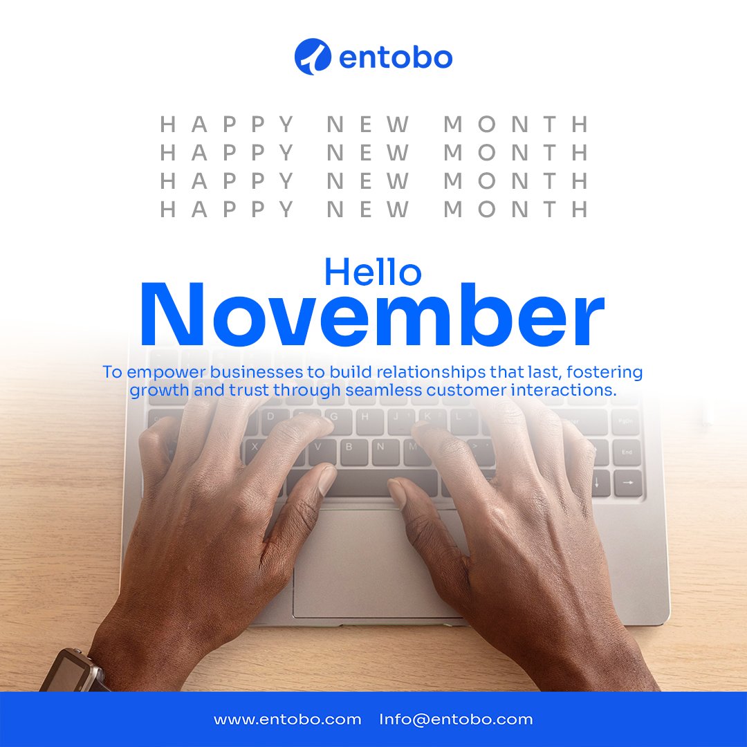 EntoboHQ's tweet photo. Doing business better and building better relationships is the goal for this month!

Happy New Month!

#EntoboCRM #happynewmonth https://t.co/newkMY3pEL