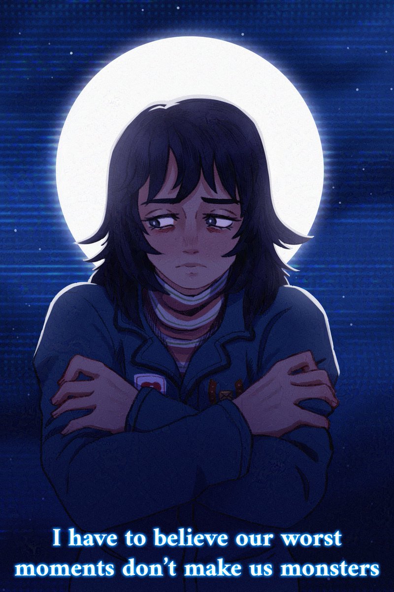 Just reappearing to post some mouthwashing fanart
'Kay Bye

#mouthwashinganya   #mouthwashing