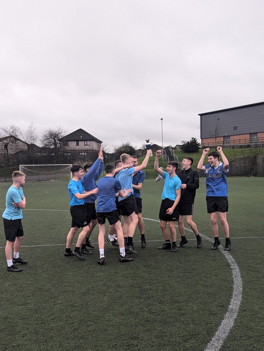 Well done to one of our senior YE companies, Cushtie Coasters, for organising a successful fundraising event! The boys managed to secure some much needed start-up capital for their company! Thanks to <a href="/CalderheadHS/">Calderhead HS</a> HT Mr Robertson who was referee this afternoon 😊 <a href="/YE_Scotland/">Young Enterprise Scotland</a>