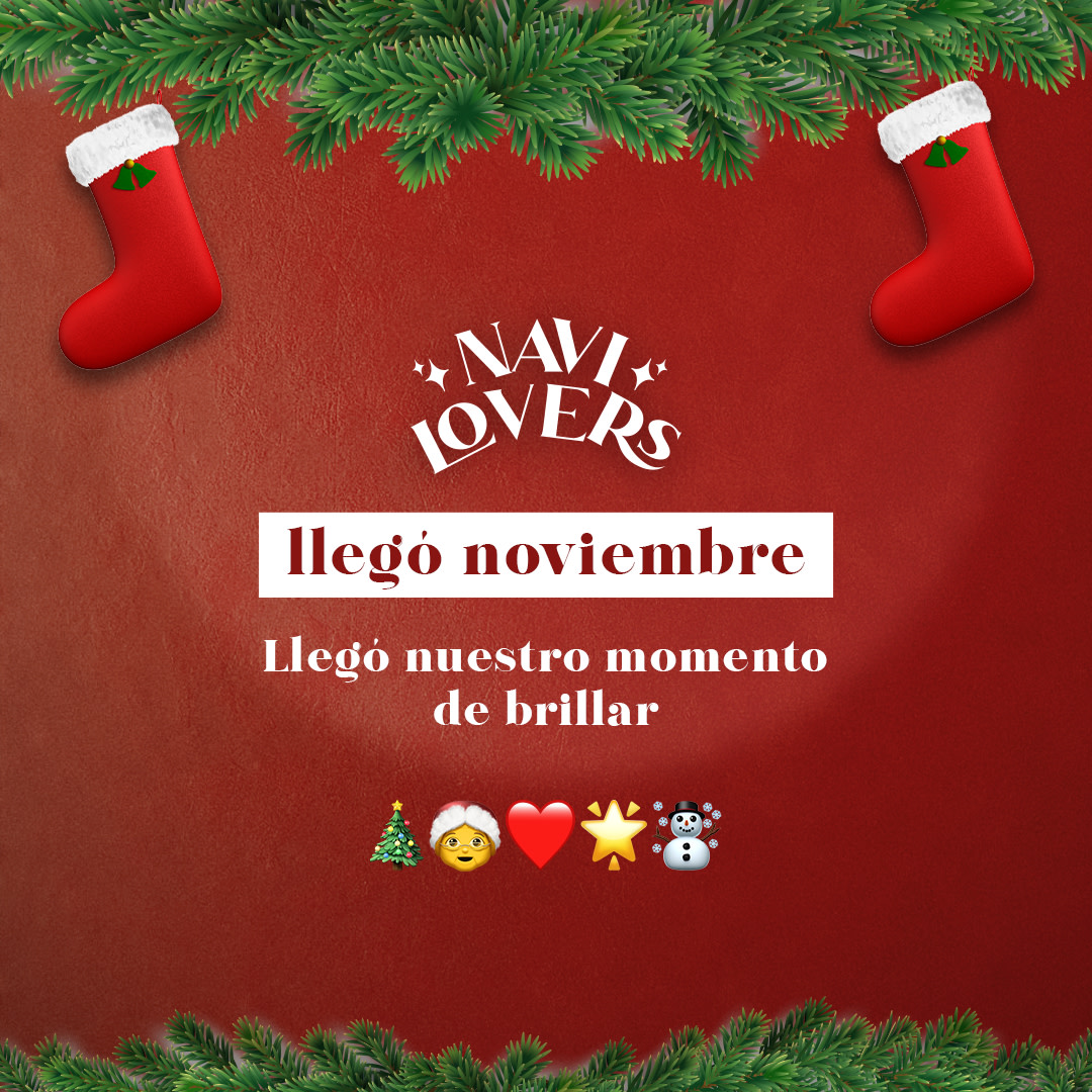 Quiero ver esa lluvia de emojis navideños en los comentarios 🤩 #Navilover