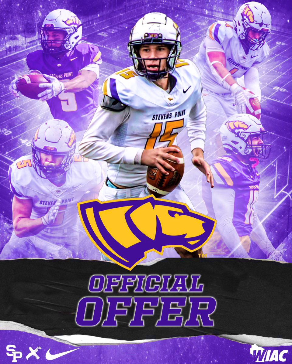 Thomas Medley (@thomasmedley52) on Twitter photo I’m happy to announce I’ve received a offer to play at <a href="/UWSPFootball/">UWSP Football</a>
<a href="/coach_lacombe/">Trenton LaCombe</a> <a href="/coach_bocanegra/">Coach Bocanegra</a> I’m happy to announce I’ve received a offer to play at <a href="/UWSPFootball/">UWSP Football</a>
<a href="/coach_lacombe/">Trenton LaCombe</a> <a href="/coach_bocanegra/">Coach Bocanegra</a>