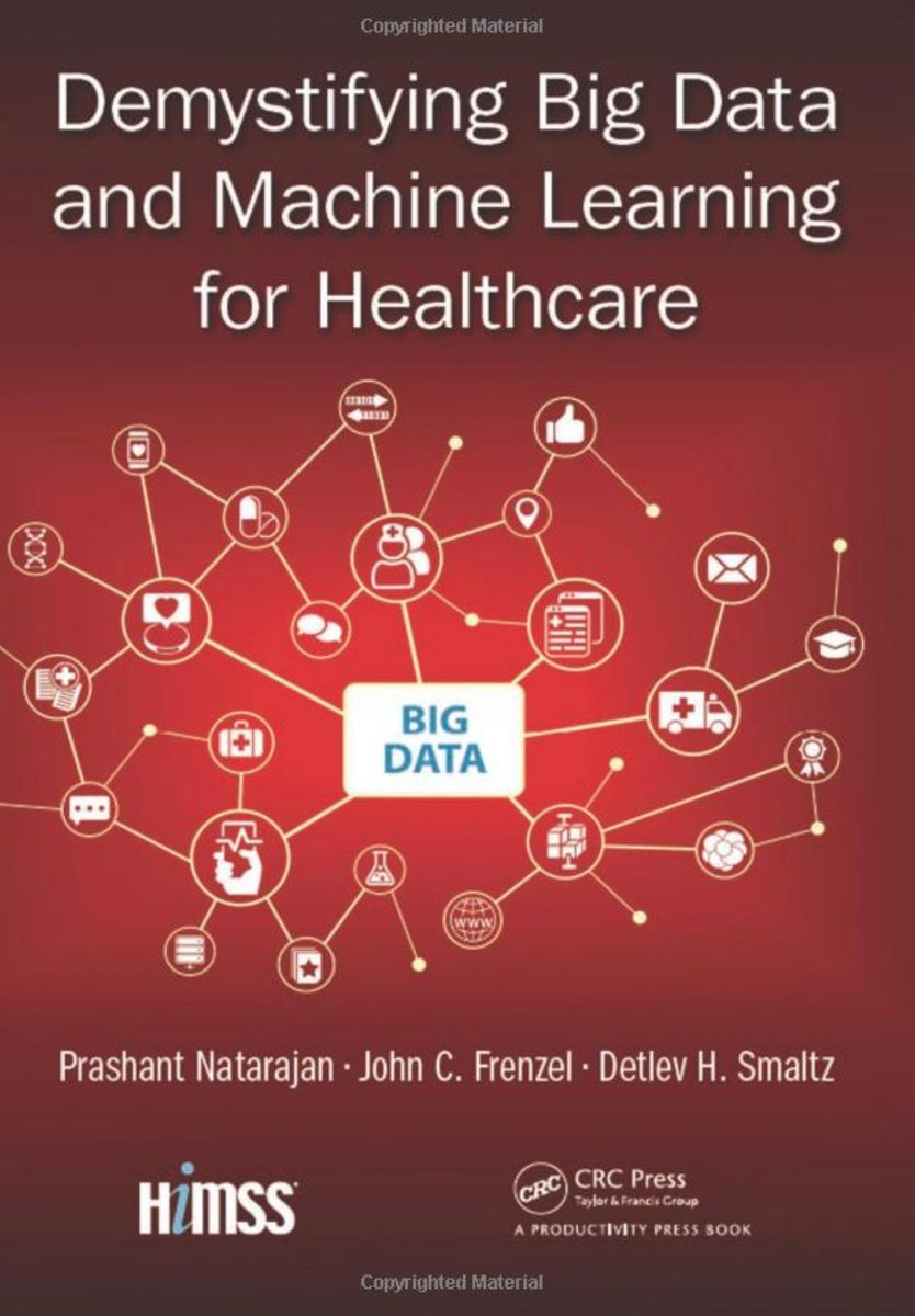 gp_pulipaka's tweet image. A Simple Guide to the #HealthInformatics Books. #BigData #Analytics #DataScience #IoT #IIoT #HealthTech #Python #RStats #TensorFlow #Java #JavaScript #ReactJS #CloudComputing #Serverless #DataScientist #Linux #Books #Programming #Coding #100DaysofCode   
geni.us/HealthTech