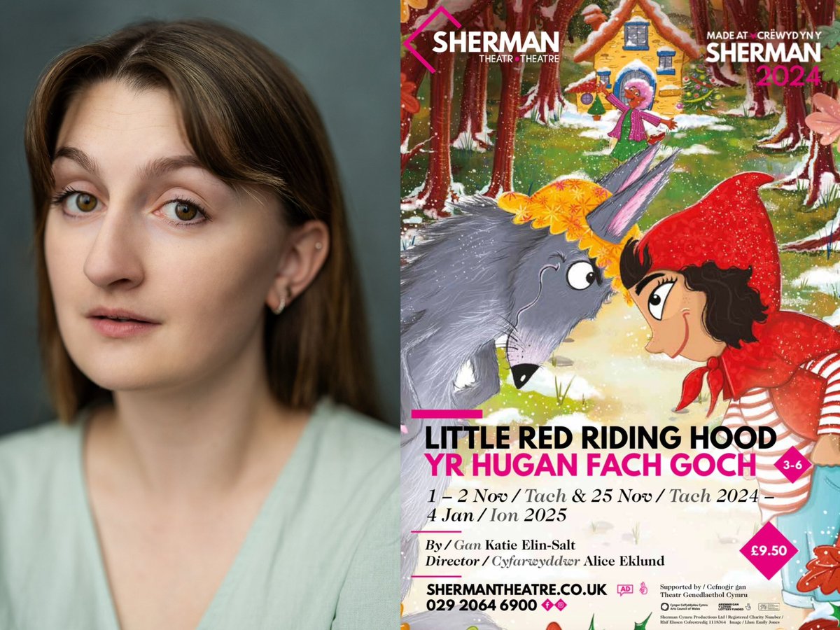 Regan Talent Group (@regantalent) on Twitter photo *NEWS* LITTLE RED RIDING HOOD starts today @shermantheatre.
Our MARI FFLUR (<a href="/MariiFflur/">Mari Fflur</a>) opens the fun, new imaginative take on this classic fairytale.
The show will play until the 4th of January, including a tour.
Written by <a href="/KatieElinSalt/">Katie Elin-Salt</a>
Directed by <a href="/aliceeklund_/">Alice Eklund</a> *NEWS* LITTLE RED RIDING HOOD starts today @shermantheatre.
Our MARI FFLUR (<a href="/MariiFflur/">Mari Fflur</a>) opens the fun, new imaginative take on this classic fairytale.
The show will play until the 4th of January, including a tour.
Written by <a href="/KatieElinSalt/">Katie Elin-Salt</a>
Directed by <a href="/aliceeklund_/">Alice Eklund</a>