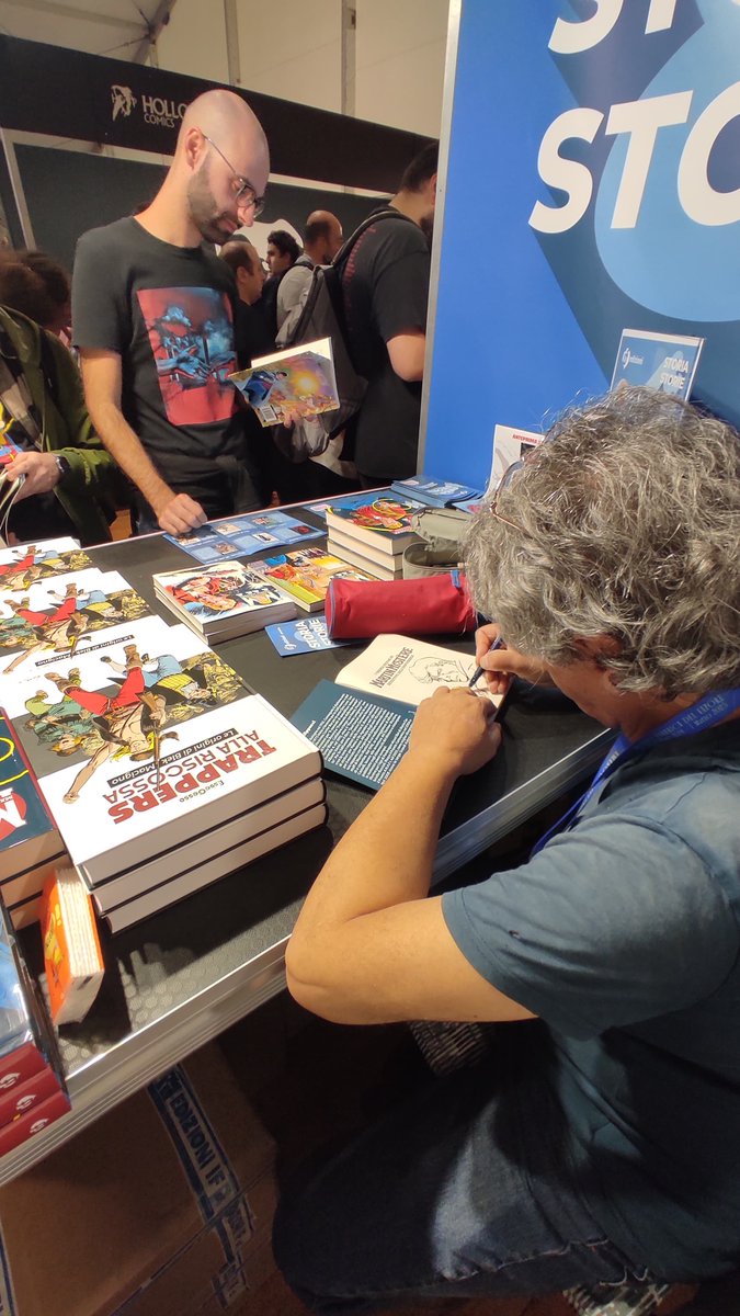 Grazie per essere passati a trovare noi e Lucio Filippucci allo stand <a href="/ifedizioni/">If Edizioni</a> di @luccacandg! 💙

#LuccaComics #IfEdizioni #LucioFilippucci #MartinMystère #Sketching #Doodle #Fumetti #ComicArt #LuccaComicsAndGames