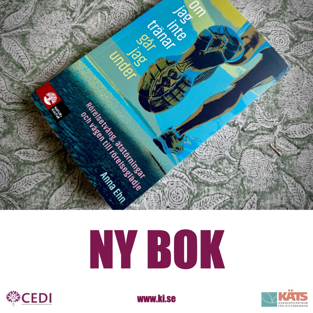 CEDI_KI's tweet image. Exercise can be linked to eating disorders but often goes unnoticed, it may be mistaken for a healthy lifestyle. Regular exercise is beneficial, it becomes harmful when driven by compulsion. Check out Anna Ehn’s book, &quot;Om jag inte tränar går jag under&quot;.

nok.se/titlar/laromed…