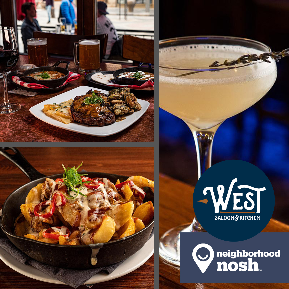 West Saloon &amp; Kitchen is where you'll find familiar ingredients from a storied place and time that are reimagined for today's taste, and accompanied by friendly service in a legendary location. bit.ly/3A69dSH