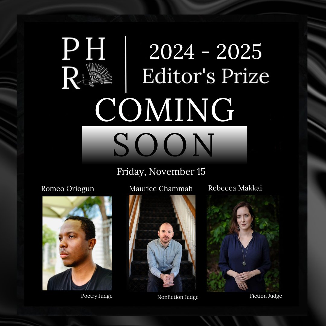 PorterHouseLit's tweet photo. Calling all writers! Send us your best fiction, nonfiction and poetry pieces and enter our 2024 - 2025 Editor's Prize launching on Friday, November 15th! We have a panel of amazing judges ready to pick our winners!

#porterhousereview #literarymagazine #litmag #literaryjounral https://t.co/y1yyTqDiul