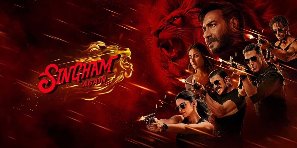 TheSky797's tweet photo. #SinghamAgain
The trailer spoils a lot of stuff.

The extended cameos are not forced and loved Simba's humor.

Arjun kapoor ka buildup kaafi tagda Hai but crumbles in the finale.

Mid but entertaining
6.3/10 https://t.co/rf7mnpm0XT