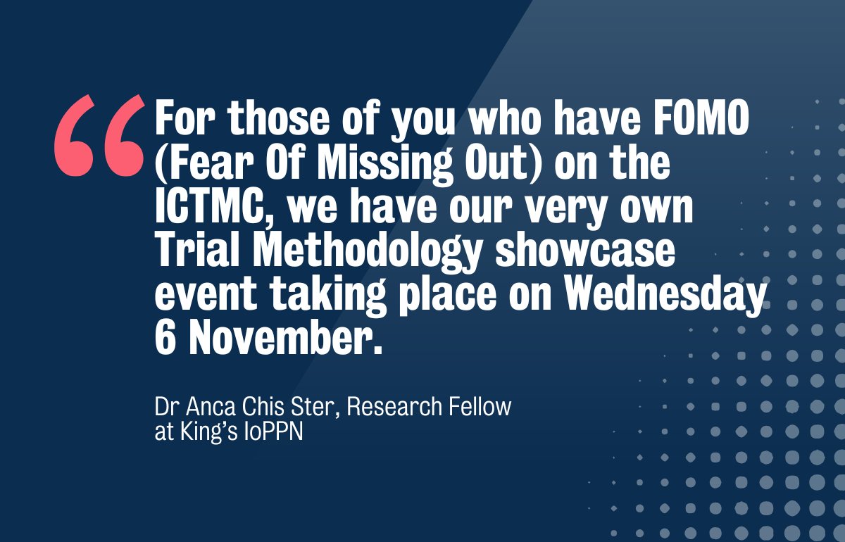 Institute of Psychiatry, Psychology & Neuroscience (@kingsioppn) on Twitter photo The <a href="/KCLBHI/">Biostatistics & Health Informatics at KCL</a> <a href="/KCTU_MH_Stats/">KCTU Mental Health Statistics Group</a> team are hosting their Trials Methodology Research Showcase next Wednesday at <a href="/SGDPCentreKCL/">SGDP Centre KCL</a>! More information and registration hereškcl.ac.uk/events/trials-ā¦
<a href="/anca_chisster/">Anca Chis Ster</a> <a href="/meredith_martyn/">Dr Merry Martyn</a> <a href="/richardaemsley/">Richard Emsley</a> <a href="/DrBenCarter/">Ben Carter</a> The <a href="/KCLBHI/">Biostatistics & Health Informatics at KCL</a> <a href="/KCTU_MH_Stats/">KCTU Mental Health Statistics Group</a> team are hosting their Trials Methodology Research Showcase next Wednesday at <a href="/SGDPCentreKCL/">SGDP Centre KCL</a>! More information and registration hereškcl.ac.uk/events/trials-ā¦
<a href="/anca_chisster/">Anca Chis Ster</a> <a href="/meredith_martyn/">Dr Merry Martyn</a> <a href="/richardaemsley/">Richard Emsley</a> <a href="/DrBenCarter/">Ben Carter</a>