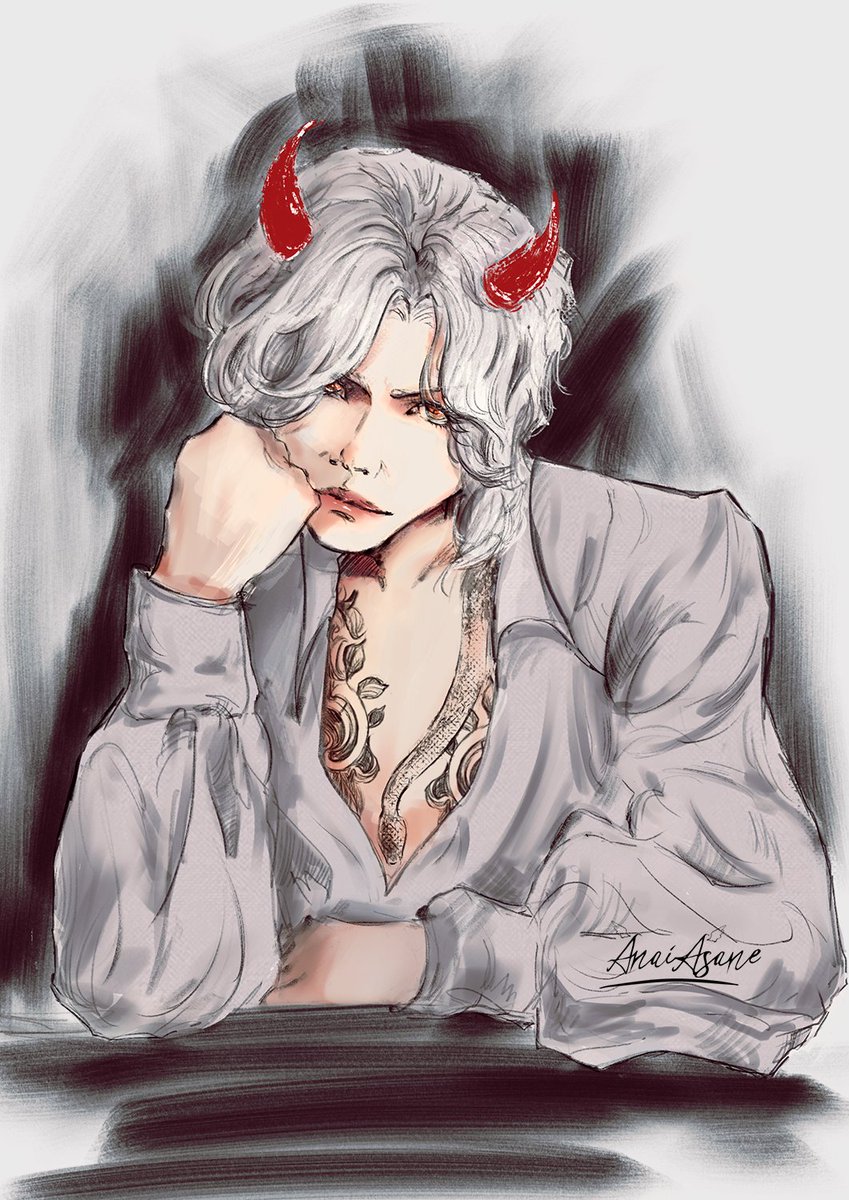 AnaiAsane's tweet photo. 😈 @HydeOfficial_ 
#HYDE #fanart #jrock https://t.co/SbW1kqcFKp