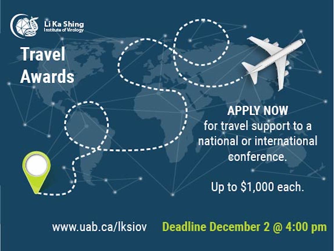 LKSIoV Trainees: The Spring 2025 Trainee Travel Award competition is now open. Apply by December 2, 2024.
ualberta.ca/li-ka-shing-in…