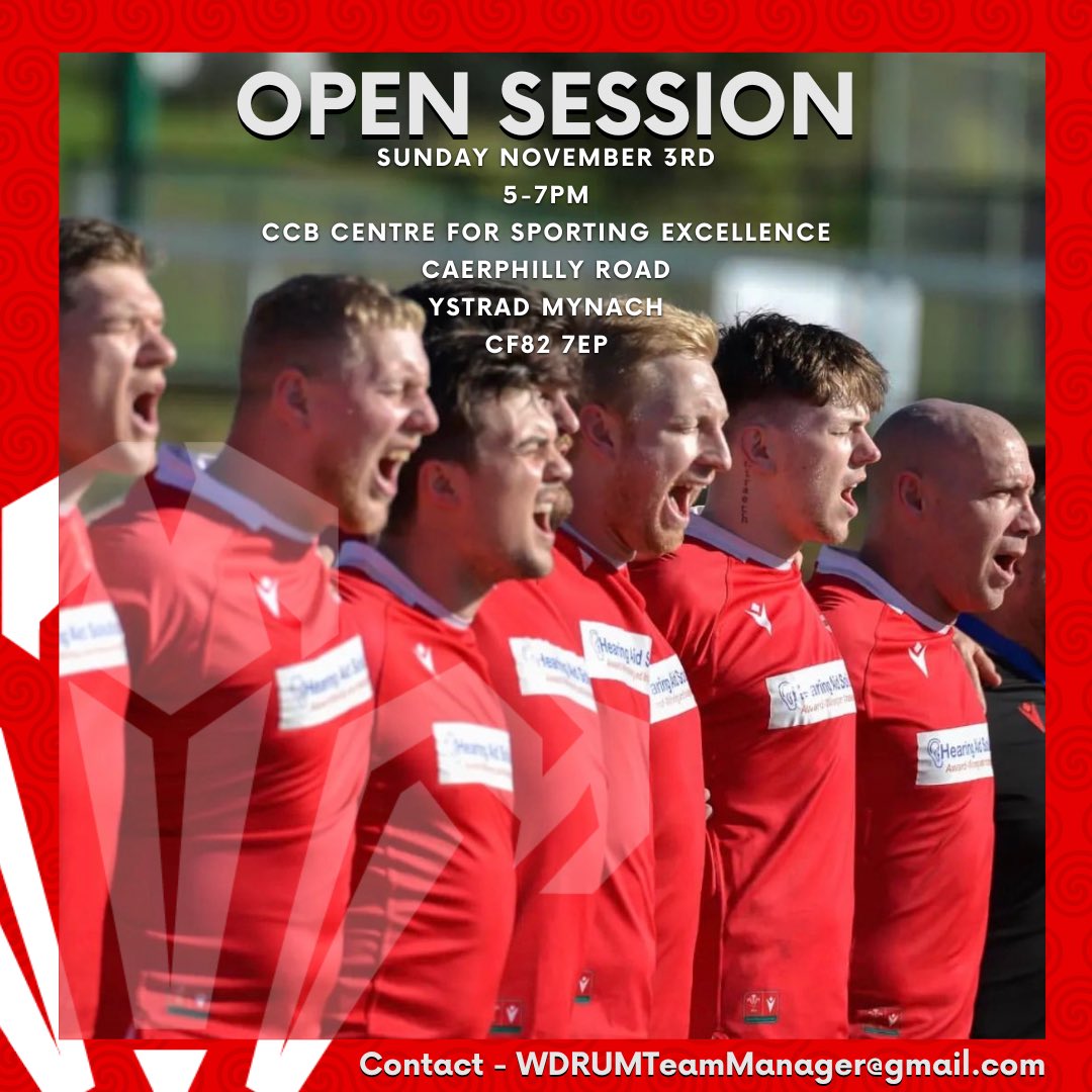 WRU Deaf (@walesdeafrugby) on Twitter photo Deaf, hard of hearing or have slight hearing loss?
Whether you have rugby experience, no idea how to play or like a good laugh!
Come along Sunday!
#WalesDeafRugby | #nobarriers | #DeafRugby | #DeafSport | #DeafCommunity
✍️ <a href="/edit7_media/">Edit 7 Media</a> Deaf, hard of hearing or have slight hearing loss?
Whether you have rugby experience, no idea how to play or like a good laugh!
Come along Sunday!
#WalesDeafRugby | #nobarriers | #DeafRugby | #DeafSport | #DeafCommunity
✍️ <a href="/edit7_media/">Edit 7 Media</a>