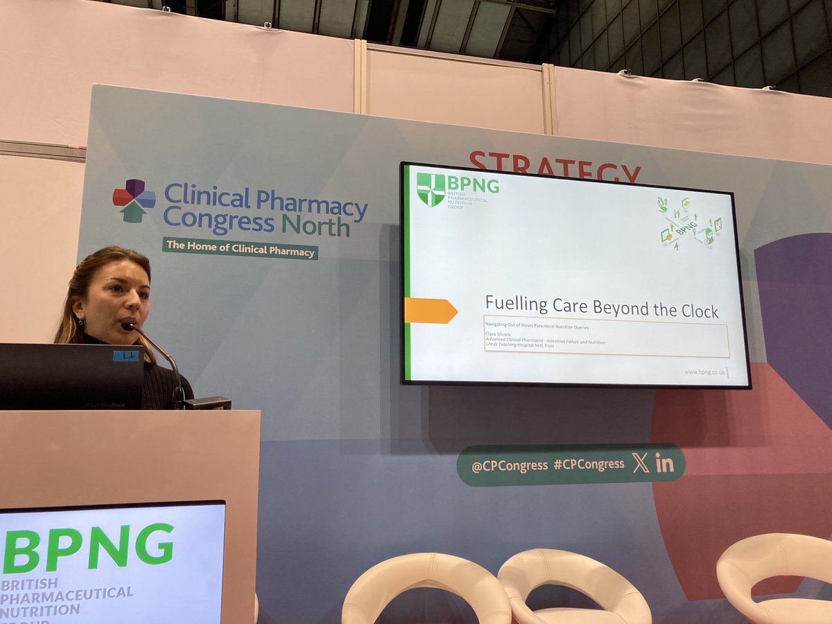 LisaCPPE's tweet photo. Enjoying chairing next session- Fuelling care beyond the clock- Navigating out of hours parenteral nutrition queries from Clara Silcock @CPCongress @cppeengland https://t.co/ZAM6dveqxe